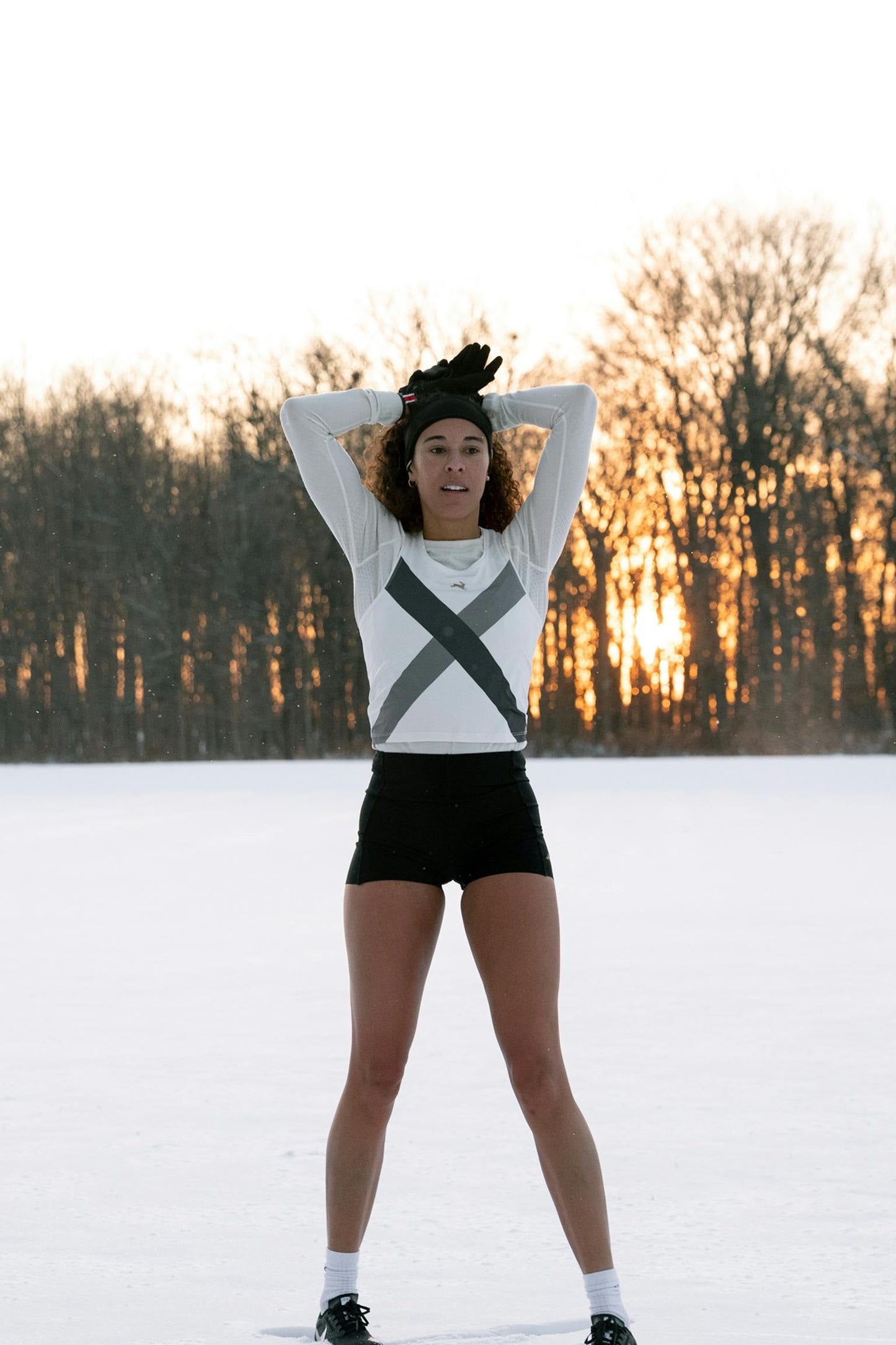 Twilight Crop Tank - Cross Country