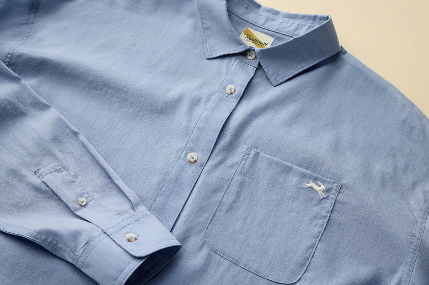 Run Cannonball Run Linen Button-Up