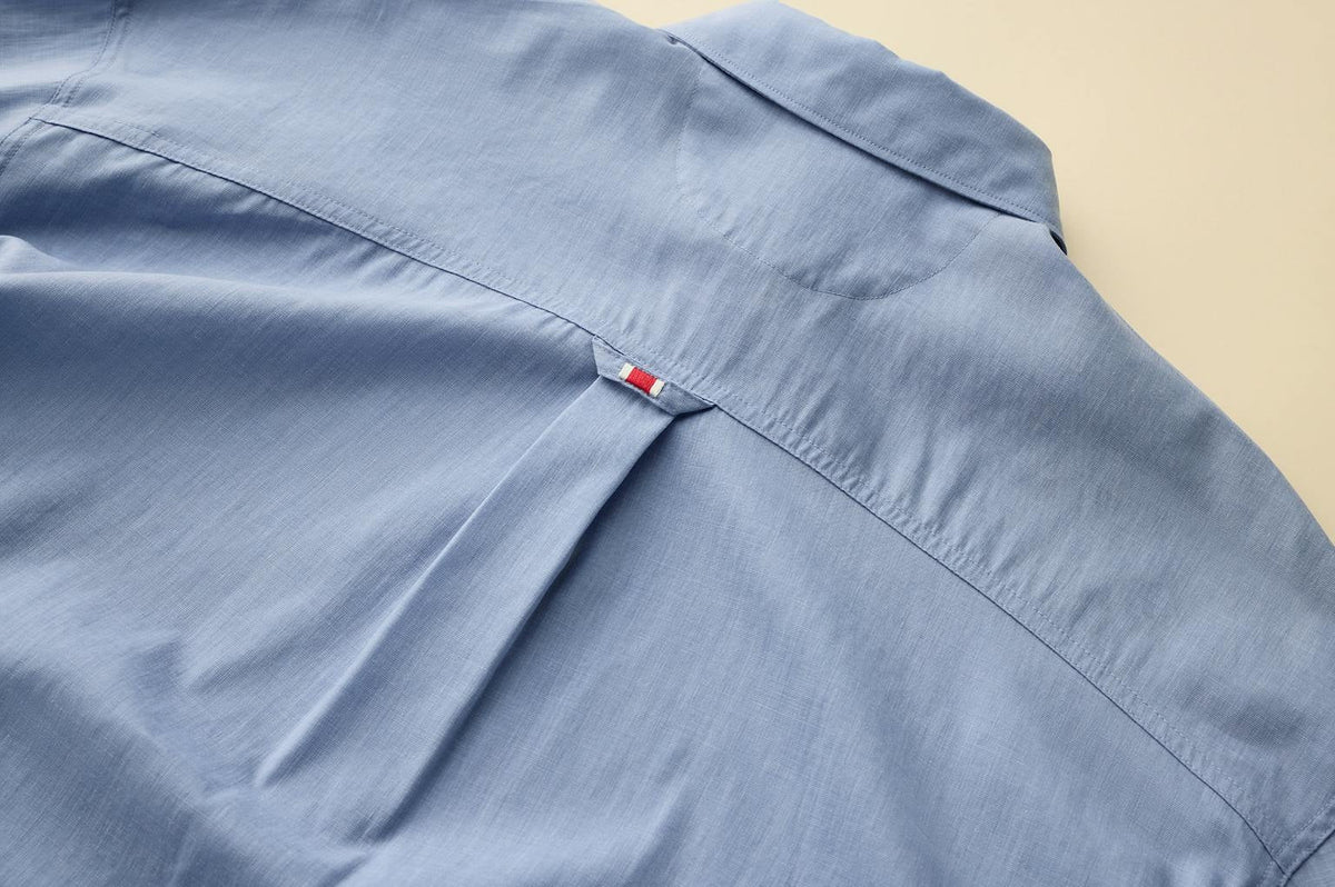 Run Cannonball Run Linen Button-Up