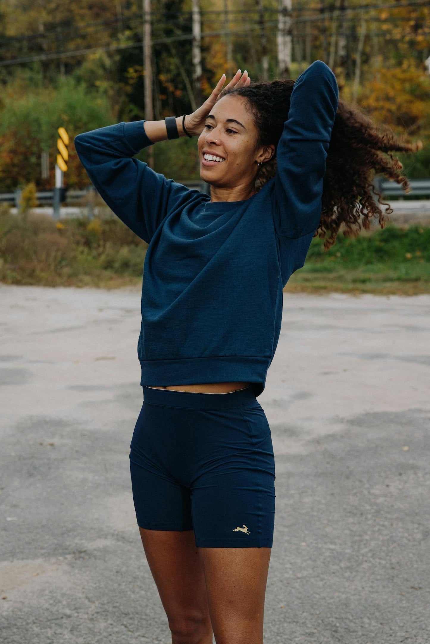 Turnover Short Tights